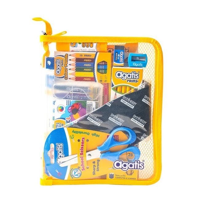 

Asaba Stationery- Paket Alat Tulis/Stationery Set/ Paket Mewarnai Agatis Prime Anak PAUD/TK Oil Pastel Crayon Combo 5