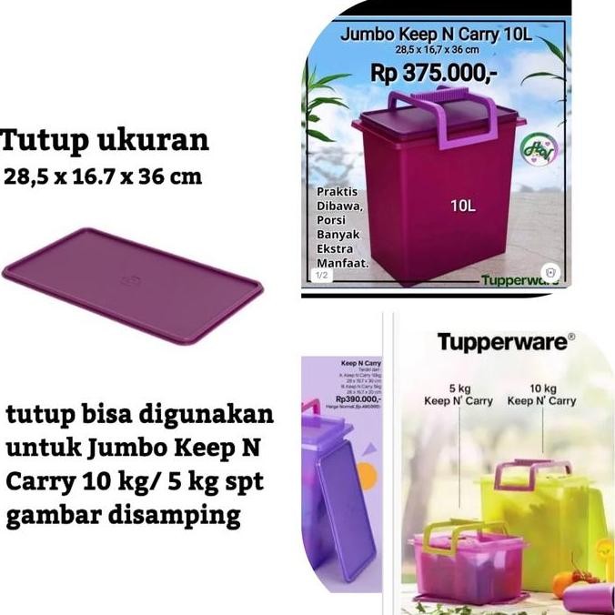 Diskon Tutup Jumbo Keep N Carry 10 Kg / 5 Kg ( Kotak Penyimpanan )