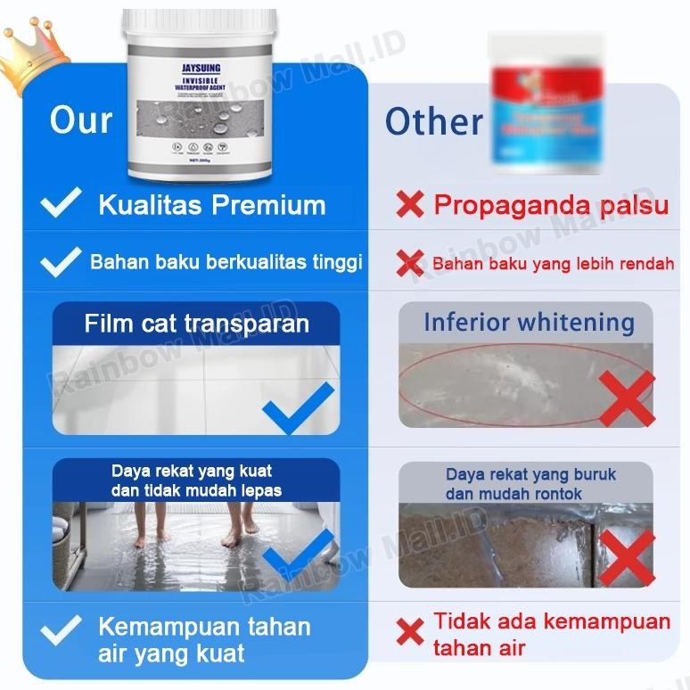 Jaysuing Lem Anti Bocor Super Kuat Dan Rembes Anti Bocor Atap Rumah Lem Keramik Kamar Mandi Anti Boc