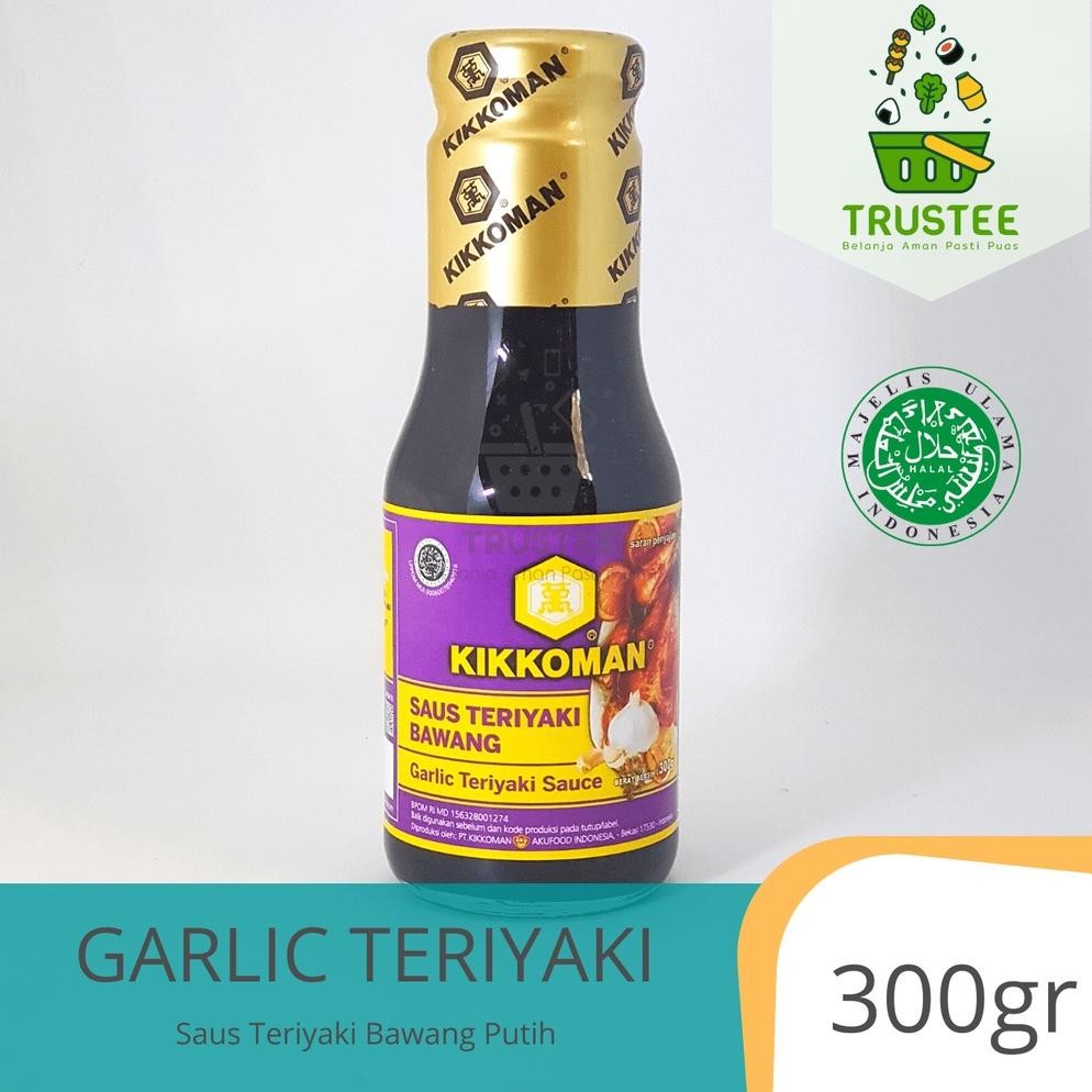 

Gd-90 Dvc-78 Gj-46 Kikkoman Garlic Teriyaki Halal Sauce / Saus Teriyaki Bawang Halal 300Gr Kc Murah Termurah Gd-90
