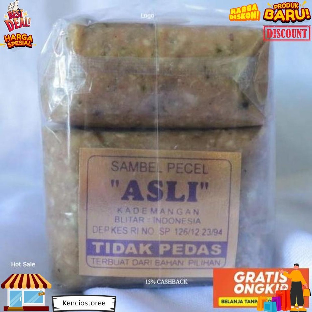 

Bisa Cod Sambel Pecel Asli Blitar 840 Gram