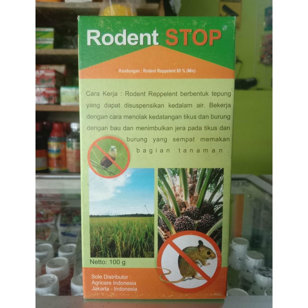 TERMURAH Pengusir Hama TikuS Dan Burung RODENT STOP 100 Gram Siap kirim