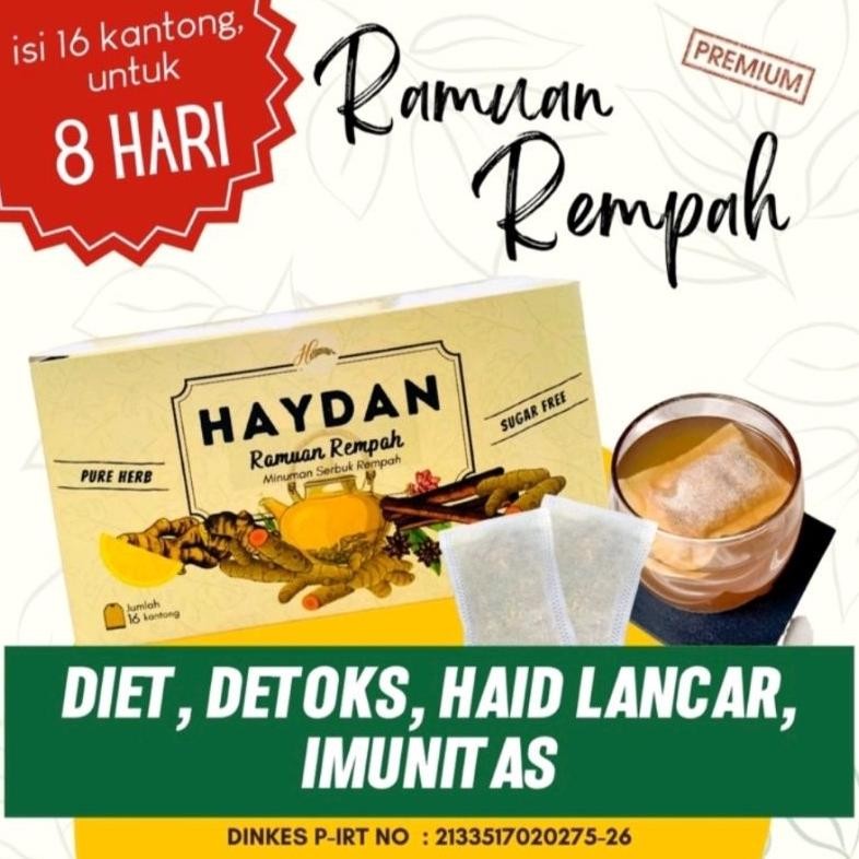 

Paling dicari teh detox/teh celup/JSR/HAYDAN//ramuan rimpang/melancarkan bab tpi tdak berlebihan dan bisa untuk penyakit lain