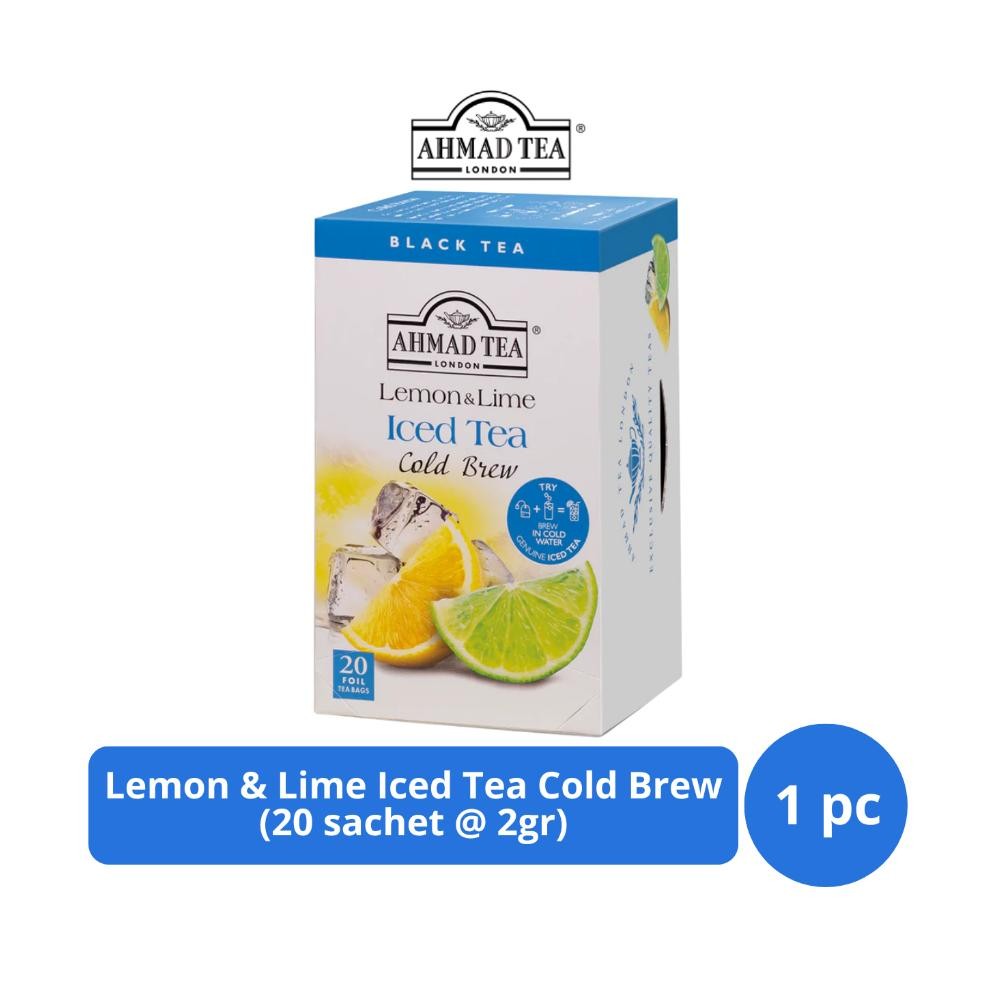 

Paling dicari Ahmad Tea Lemon & Lime Iced Tea Cold Brew 20s @ 2gr