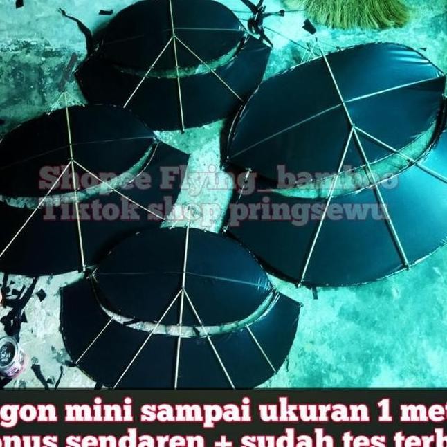LAYANGAN GAPANGAN PEGON MINI 2 JENGKAL SUDAH TES TERBANG