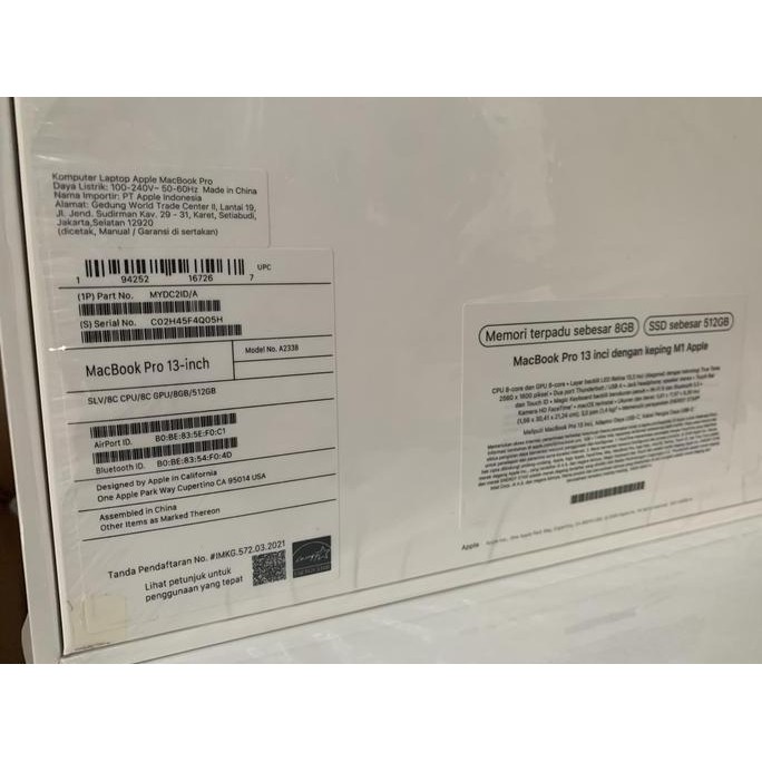 

ready Dus box kardus macbook pro M1 2020 13 inch