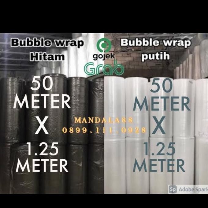 

ready TERMURAH - Bubble Warp 1.25 x 50mtr - Stock Berlimpah
