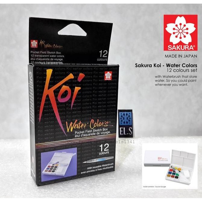 

ready !!! Sakura Koi Water Color Pocket Set 12