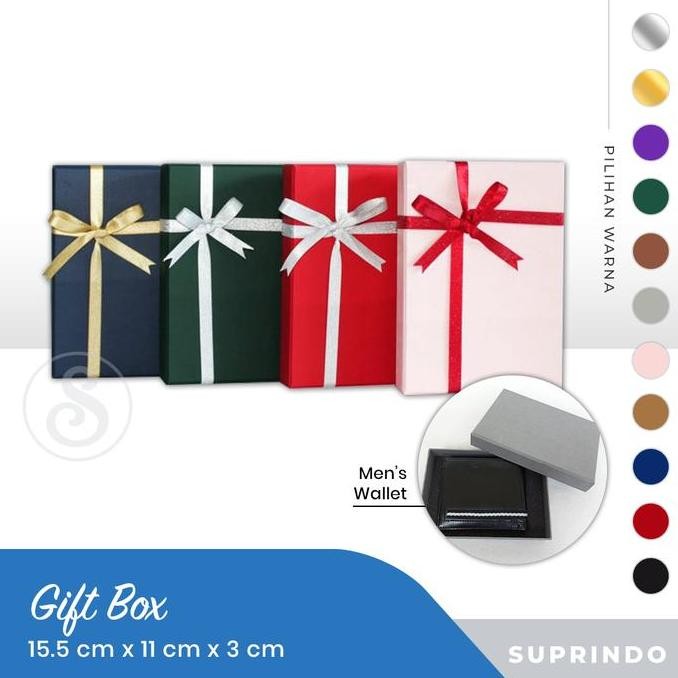 

ready Kotak Kado/Kotak dompet uk. 15.5 x 11 x 3 cm +FREE PITA
