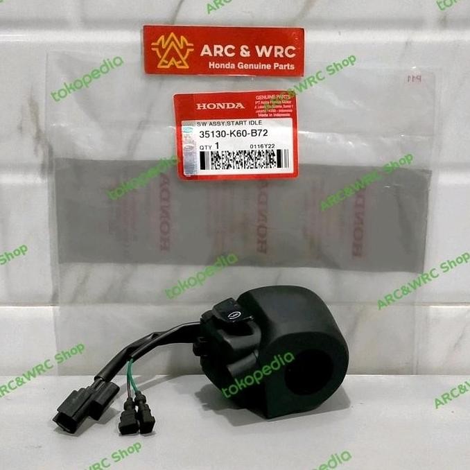 Saklar Switch Assy Stater Non ISS Honda New Vario 125 // 35130K60B72 murah