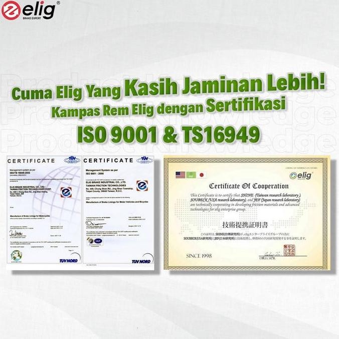 ElKampas Rem Depan & Belakang Yamaha XSR 155 - EM100 & EM049