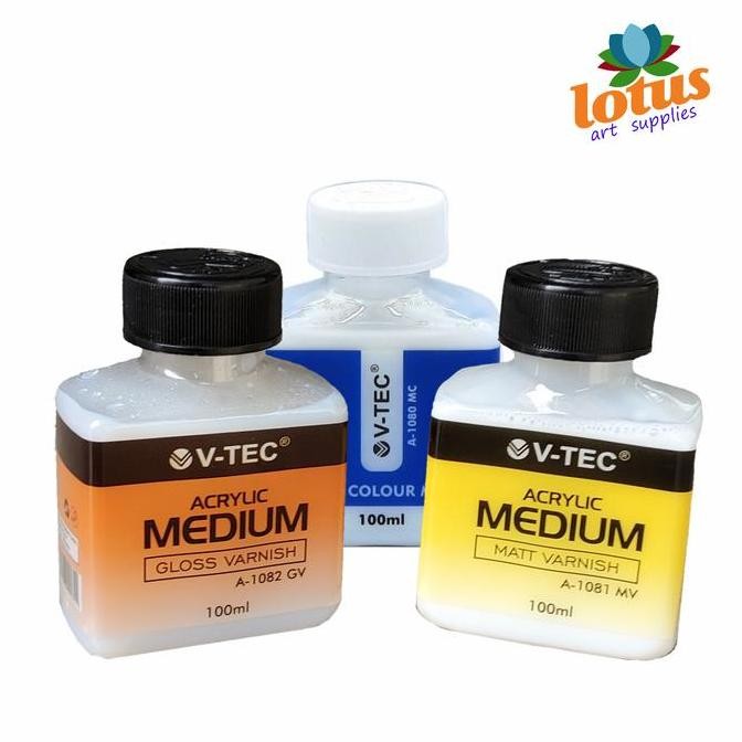 

ready !!! V-TEC Acrylic Medium Varnish Gloss / Matte 100ml