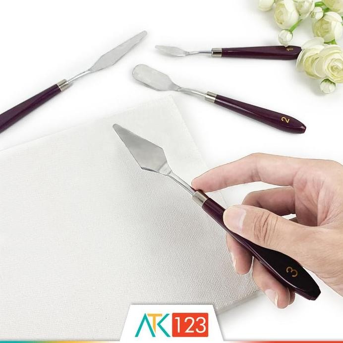 

ready !!! Pisau / Spatula Lukis / Palet / Tanah Liat / Dekorasi Kue / Artist Painting / Mixing Palette / Clay / Cake Frosting Knife / Knives / Scraper Set PNKN-AP5