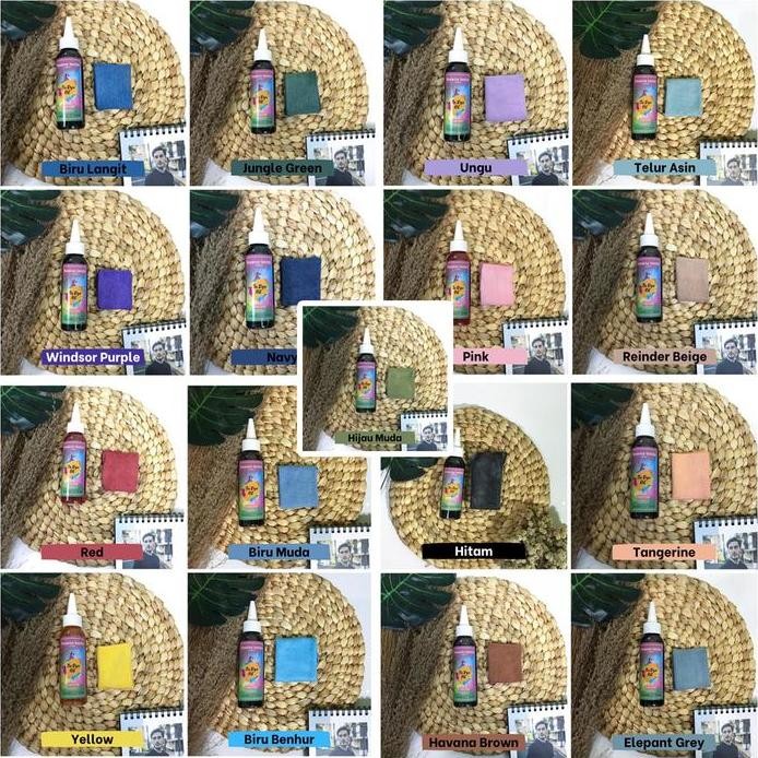 ready  PEWARNA TIE DYE KIT Semprot 250ml untuk tekstil pakaian baju kaos term