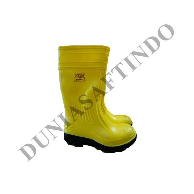 TERMURAH - Wayne INYATI 1278 Pvc Heavy Duty Safety Boots Sepatu Safety Boots