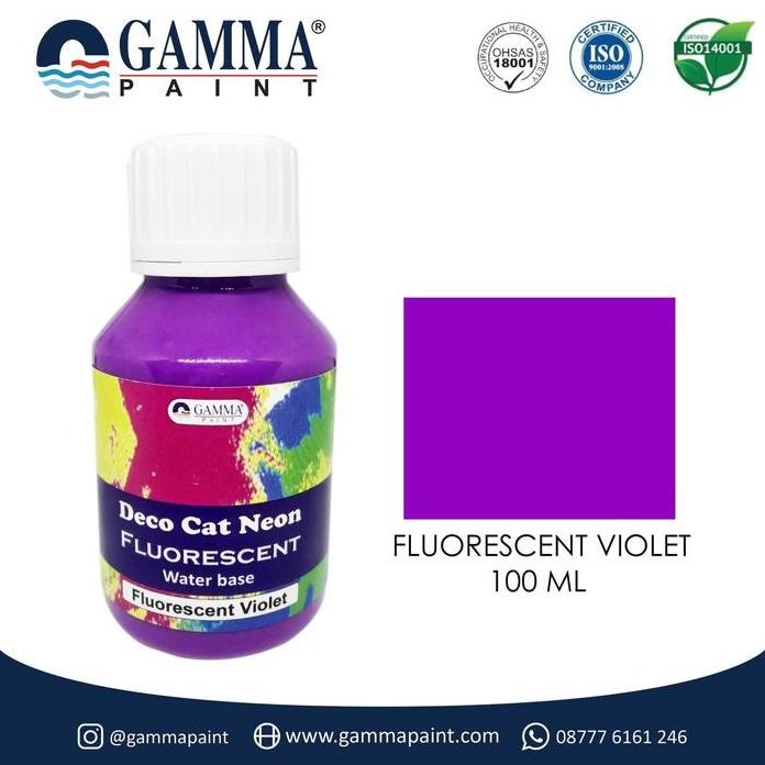 

ready !!! DECO Cat Neon FLUORESCENT UV PAINT - Violet 100ml