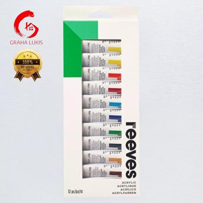 

ready !!! Reeves Acrylic Colour Set 12