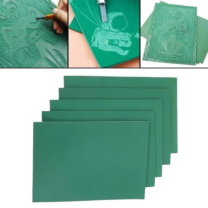 

ready !!! Karet Lino Cukil Karet Linoleum Block For Printmaking A4/A5 Printing