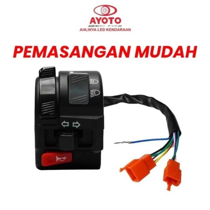 SAKLAR KIRI VIXION LAMA YAMAHA PNP SEMUA MOTOR / SAKLAR PROJIE BILED PIW PIW / HOLDER SAKLAR KIRI VI