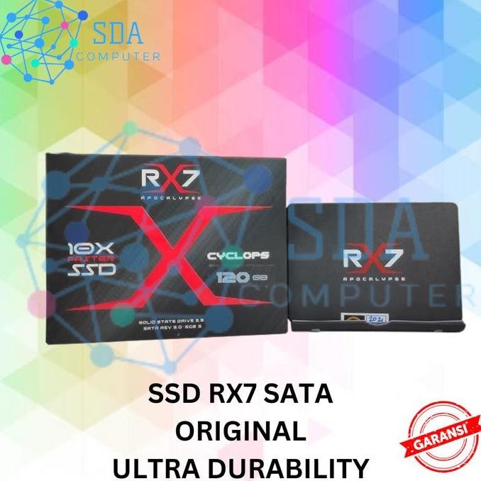 TERBARU - SSD SATA RX7 512/256/128GB ORIGINAL GARANSI RESMI