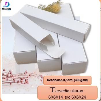 

NEW!!! Box Parfum Kardus Kotak Polos untuk Kemasan Botol Hampers Souvenir Dus kemasan 6x6