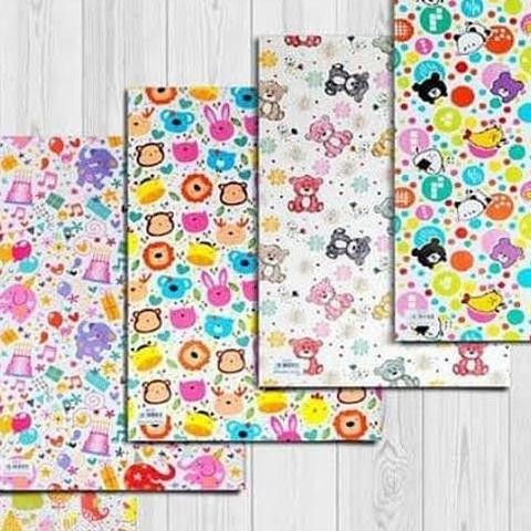 

ready Kertas Kado Kiky Batik / Motif Biasa ( isi 50 pcs )