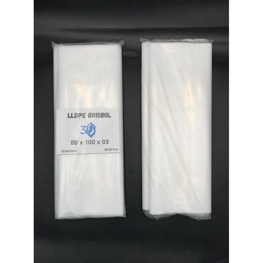 ready Kantong Plastik PE Ori Bening 60 X 100 80 X 100 90 X 120 100 X 120