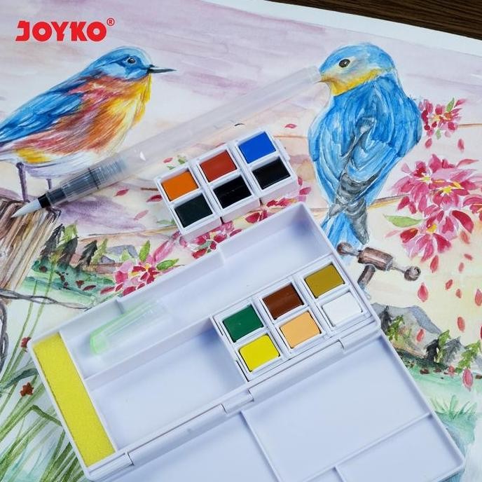 

ready !!! Watercolor Cat Air Joyko WC-2000 12 Colors Warna