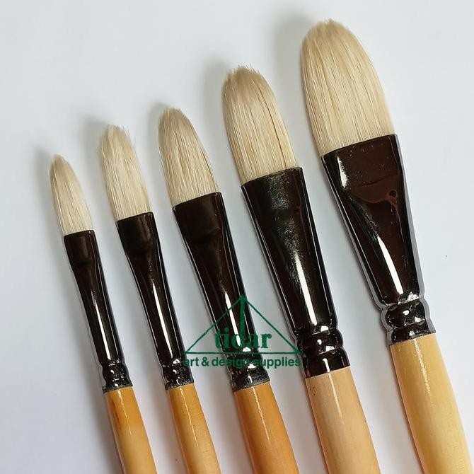 

ready !!! V-Tec Artist Brush 489FB - Kuas lukis Vtec Filbert / Flat / Datar