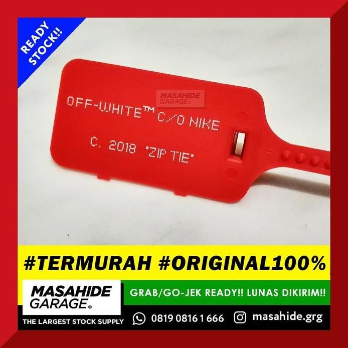 ready OFF WHITE ZIP TIE (NO BRAND) | OFFWHITE ZIPTIE VIRGIL ABLOH (POLOS)