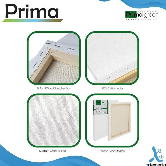 

ready !!! Kanvas Lukis Prima Green 20x30cm Cotton Canvas 20 x 30