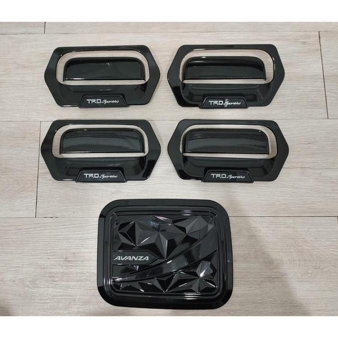 Outer Handle Tank Cover HITAM GLOSSY Mobil Avanza Xenia Vvti Old 2004 2005 2006 2007 2008 2009 2010 