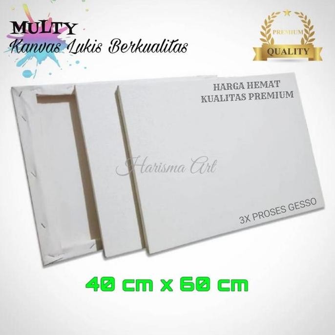 

ready !!! KANVAS LUKIS + SPANRAM/FRAME BERKWALITAS TAHAN LAMA UKURAN 40 60 CM