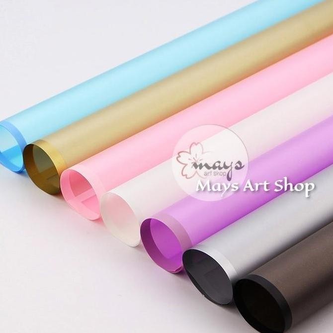 

[ECER] KERTAS FLOWER WRAPPING - FLOWER WRAP PAPER CELLOPHANE SAME COLOR LIST LINE FRAME BUKET BUNGA BOUQUET FLORIST KOREAN STYLE BUCKET KERTAS BUNGKUS KADO GIFT PER LEMBAR SATUAN 58 X 58 CM MURAH PINK WHITE