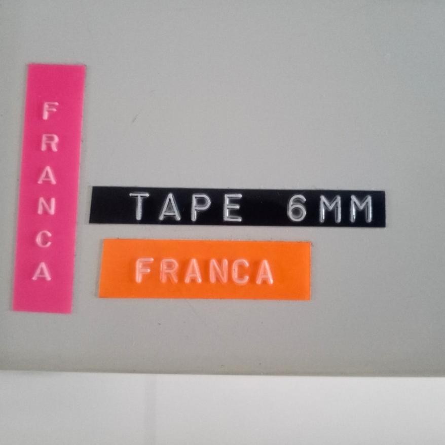 

Ht-12 Gfd-6 Uj-32 Refil Label Maker Emboss Dymo Cidy Motex 6Mm X 3M Premium Terlaris