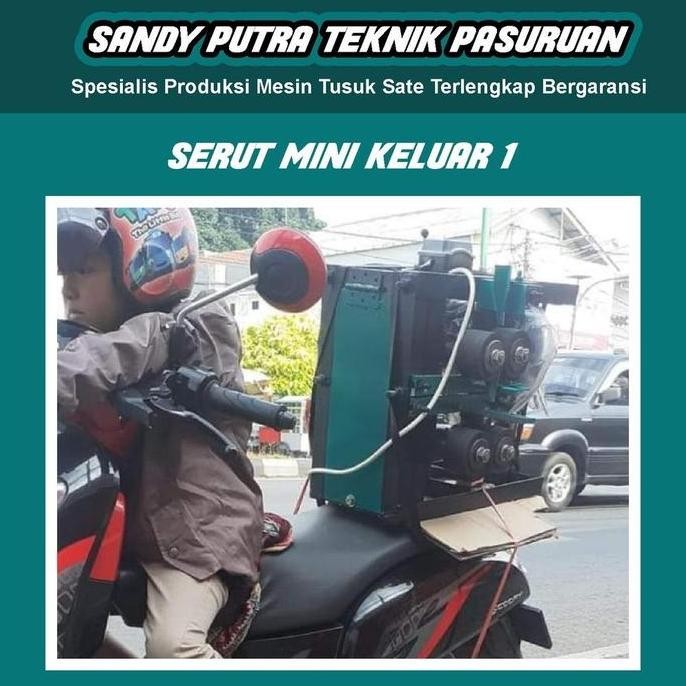 Mesin Tusuk Sate Canggih Canggih Serut Mini keluar 1 Bulat PS