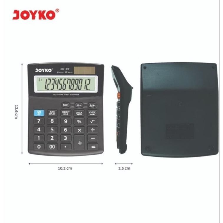

Terbaru Azq-16 Ad-77 Calculator Joyko Cc 39 12 Digit Check & Correct Kalkulator Cc39 Hemat Murah Terbaru