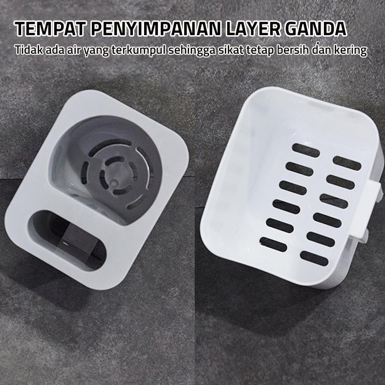 HJK Sikat Kloset Duduk/Jongkok 2IN1 sikat wc toilet duduk Sikat Pembersih Toilet