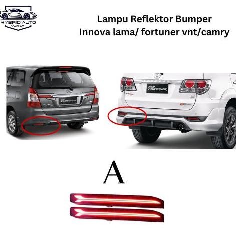 Lampu Reflektor Bumper Innova Lama Old 2008-2015 Fortuner Vnt Camry 2006-2014 Mata Kucing Led Akseso