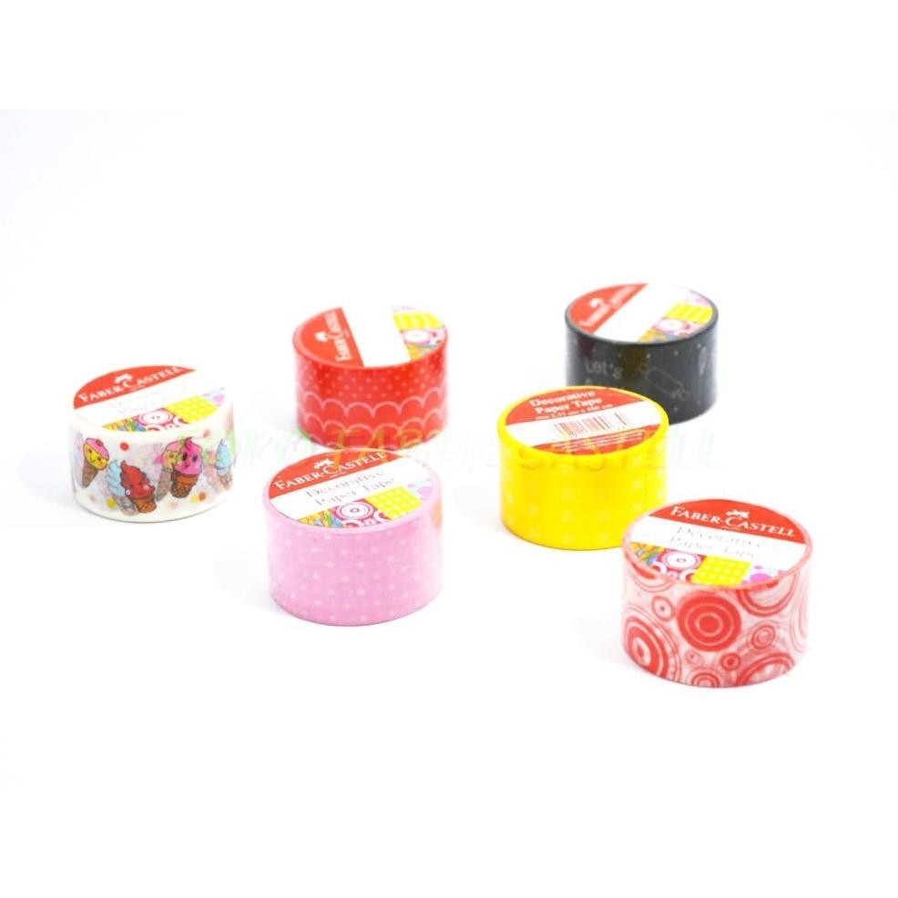

Ad-56 Iqr-914 New Arival Faber Castell Decorative Paper Tape Isolasi Kertas Motif Lucu Unik Murah Original Termurah