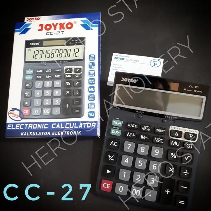 

Kalkulator Elektronik Joyko Cc-27