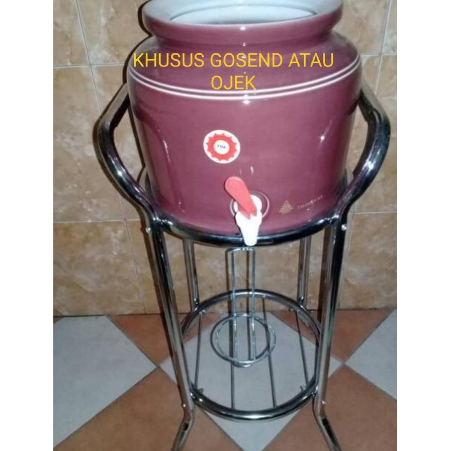 KAKI/RAK MEJA DISPENSER GUCI AIR GALON + PAKET GUCI