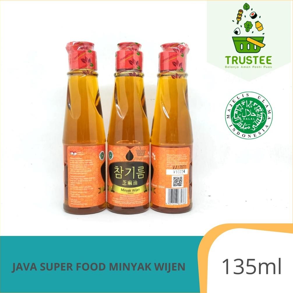 

Gf-5 We-53 Zx41 Minyak Wijen Java Super Food Korea / Sesame Oil Korea Halal 135Ml Viral Original