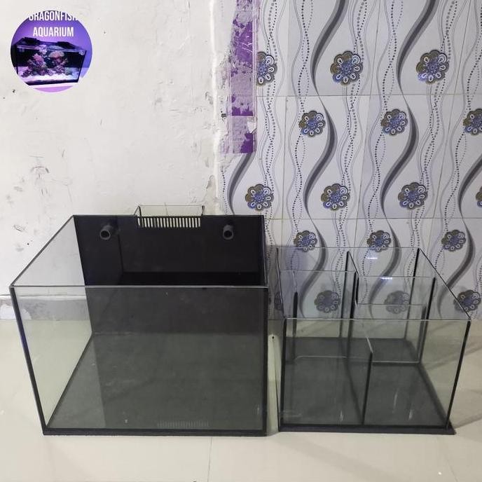 Paket Aquarium Laut Box Overflow Dan Sump Filter 60Cm