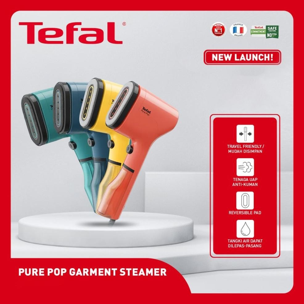 TEFAL HANDHELD STEAMER / SETRIKA UAP PURE POP GARMENT STEAMER