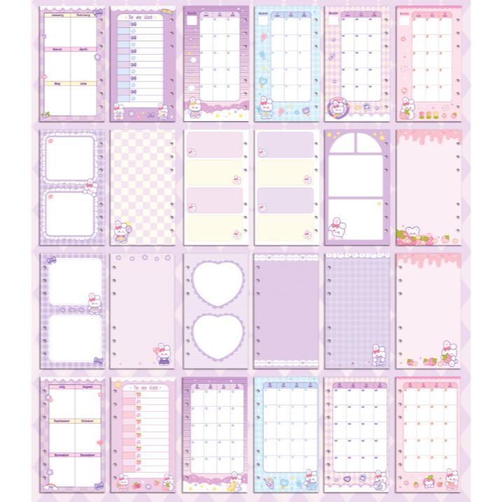 

Promo Zumoo Princess Art Binder Set Pvc A6 Full Color Paper Planner / Binder Set Pvc A6 Dengan Loose Leaf Planner Warna Grid Berkualitas
