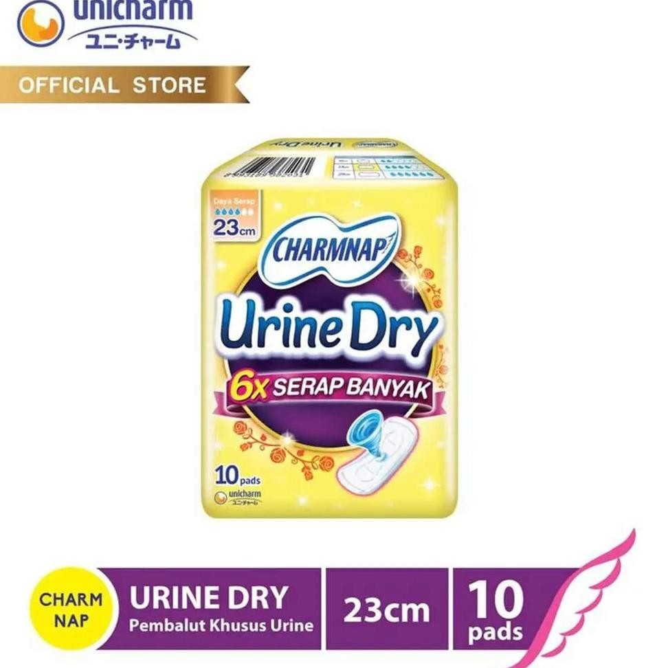 CHARMNAP  URINE DRY  PEMBALUT URINE  UTK  INKONTINENSIA RINGAN