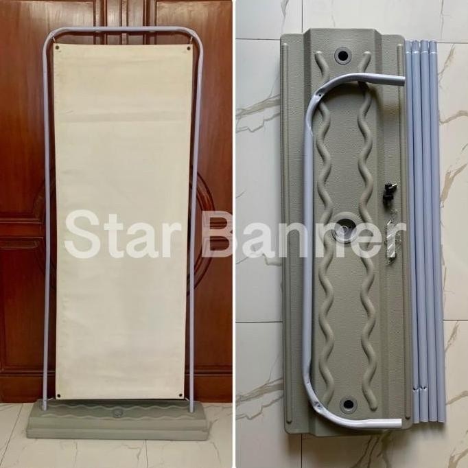 

Standing Water Tank Door Frame Banner 60x160 (bisa di isi air / pasir)