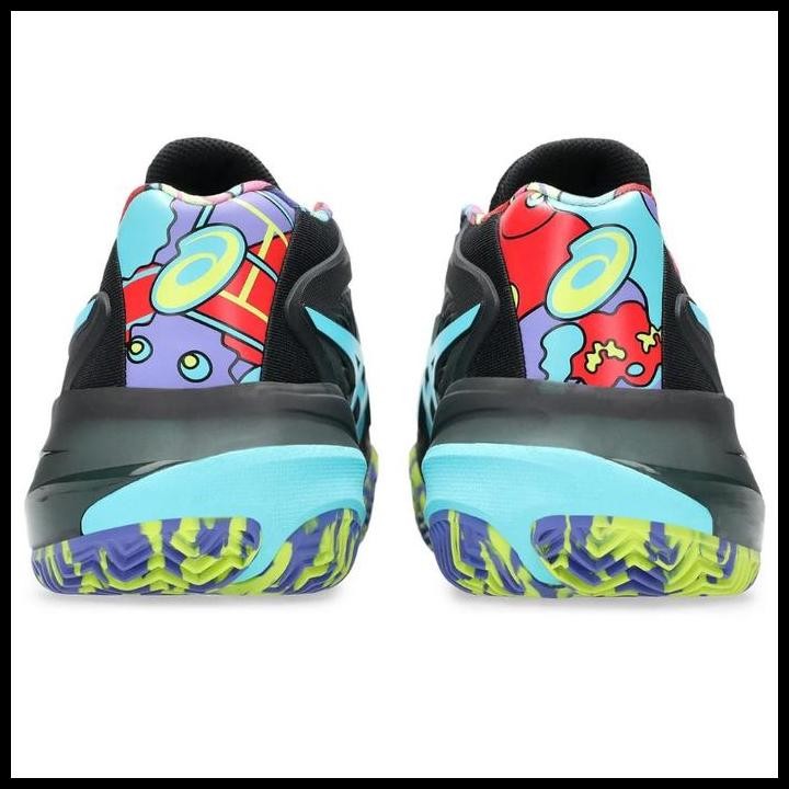 Sepatu Tenis Pria Asics Gel Resolution X Padel L.E. Black Energy Aqua 141A50302 Original Best Seller