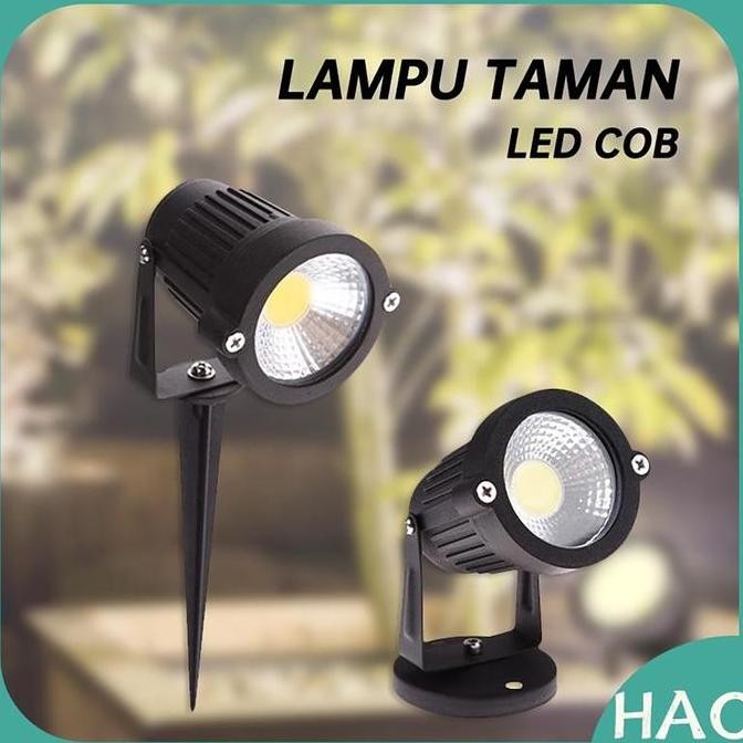 

[HAO] Lampu LED Taman Halaman Teras Outdoor Sorot 5W Watt Tancap Spot Spotlight Garden Park Light Lamp 5Watt White